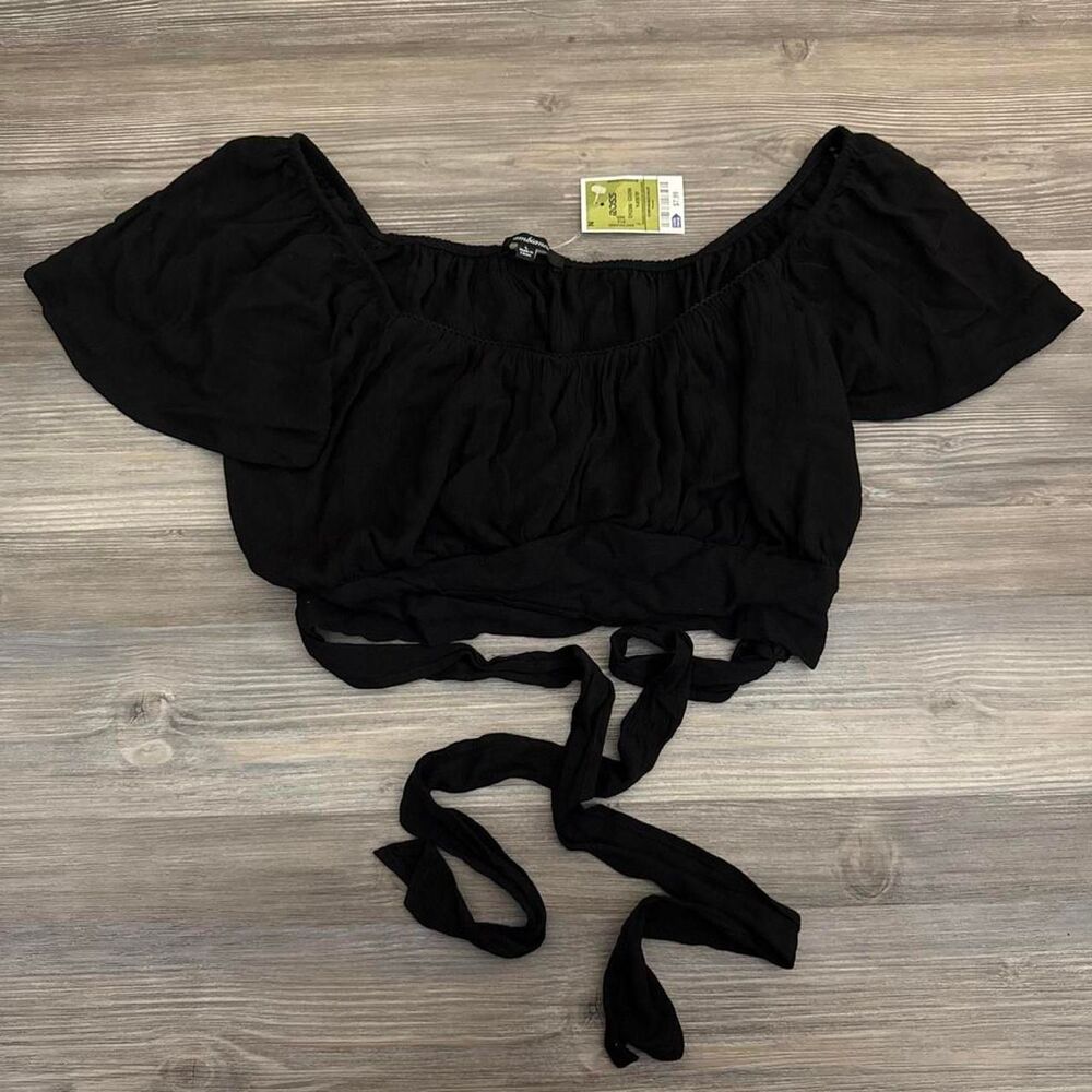 Marshall Women's Black Crop-top